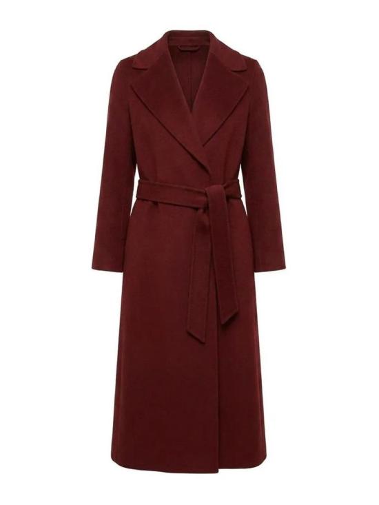 26FW 막스마라 코트 POLDO014 Dark Red