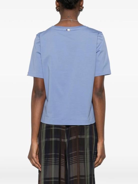 26SS 에르노 슈퍼파인 코튼 스트레치 티셔츠 JG000325D520039128 Light Blue - HERNO