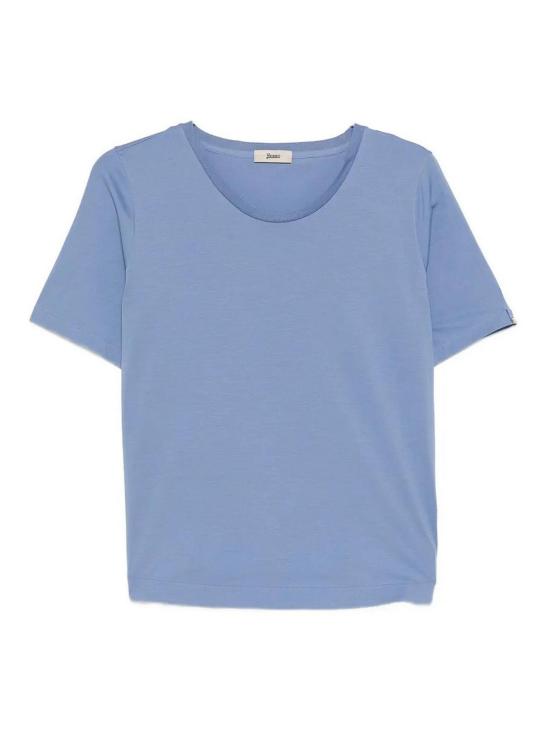 26SS 에르노 슈퍼파인 코튼 스트레치 티셔츠 JG000325D520039128 Light Blue