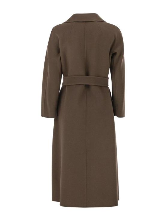 26FW 막스마라 에스투리아 울 랩코트 ESTURIA097 Brown - MAX MARA