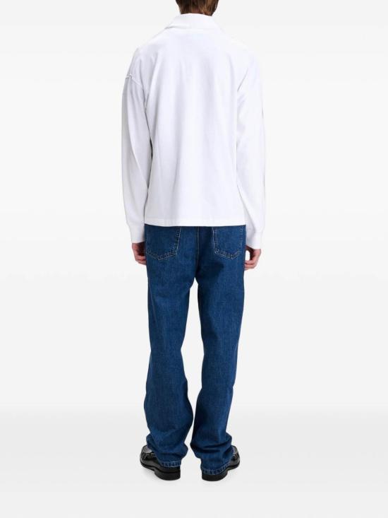 26FW 아페쎄 폴로 티셔츠 COHRUH26633AAB WHITE - A.P.C.