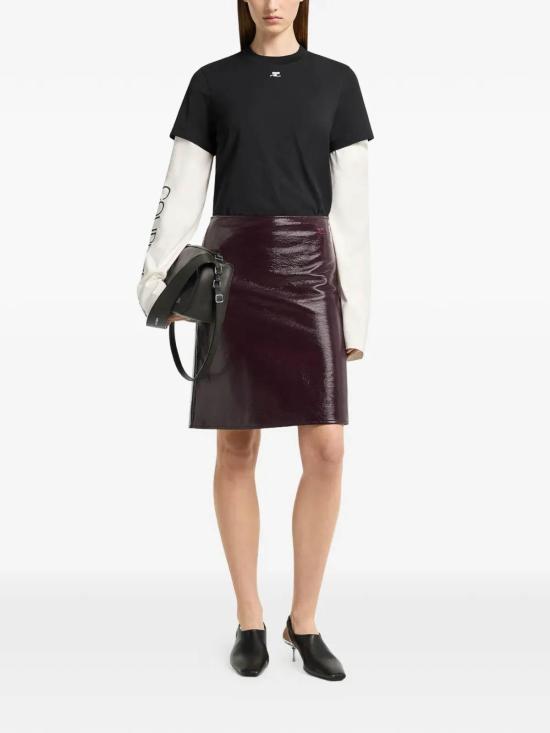 26FW 쿠레쥬 탑 326JTS217JS02339999 Black - COURREGES