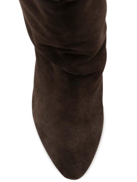 26FW 이자벨마랑 달비 드레이프 스웨이드 카프스킨 레더 부츠 BO0188FBC1A20S50CL BROWN - ISABEL MARANT