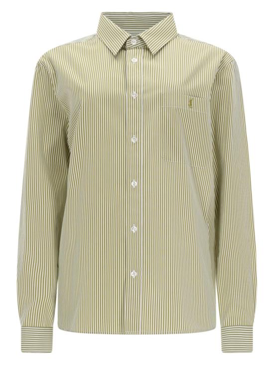 26SS 생로랑 셔츠 861080 Y260D3302 GREEN
