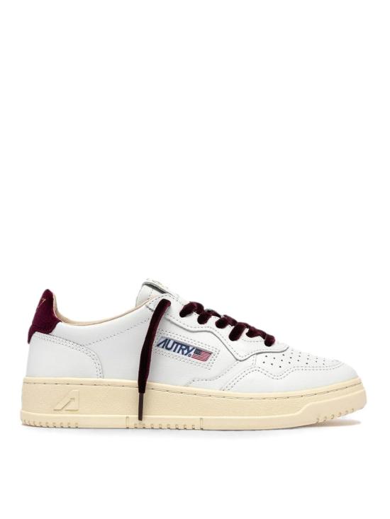 26FW 오트리 메달리스트 로우 레더 스니커즈 AULWVZ01 BEIGE