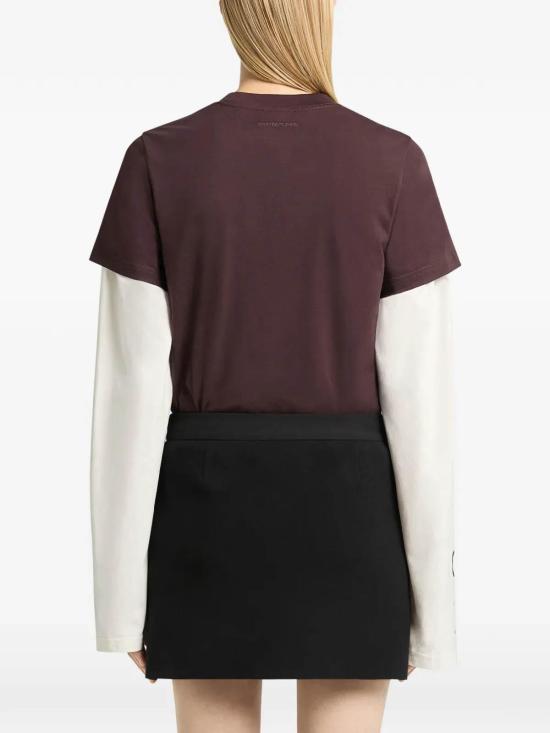 26FW 쿠레쥬 탑 326JTS217JS02334090 Dark Red - COURREGES