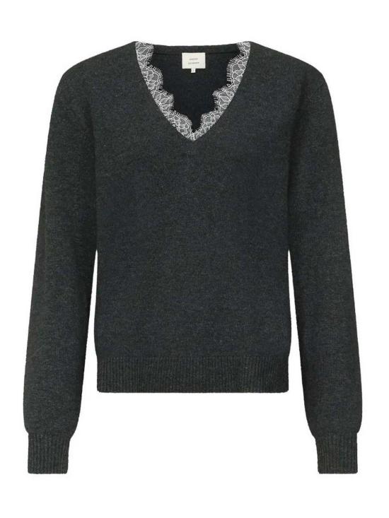 26FW 루루 스튜디오 탑 LEYLACHARCOALIVORY Grey