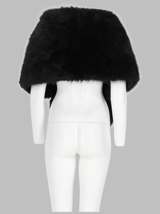  레온 앤 루루 파리스 케이프 L638SILK 024 BLACK - LEON & LOULOU PARIS