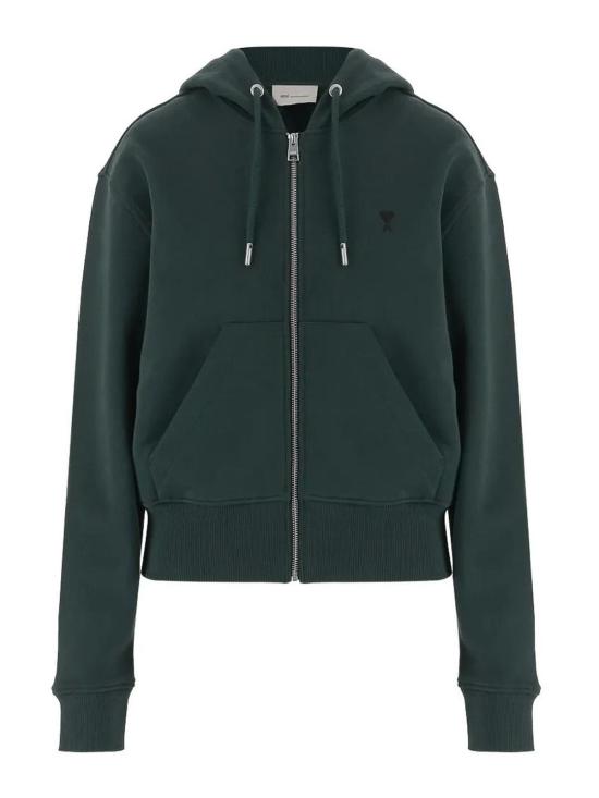 26FW 아미 후드 티셔츠 FSW801730A258 GREEN