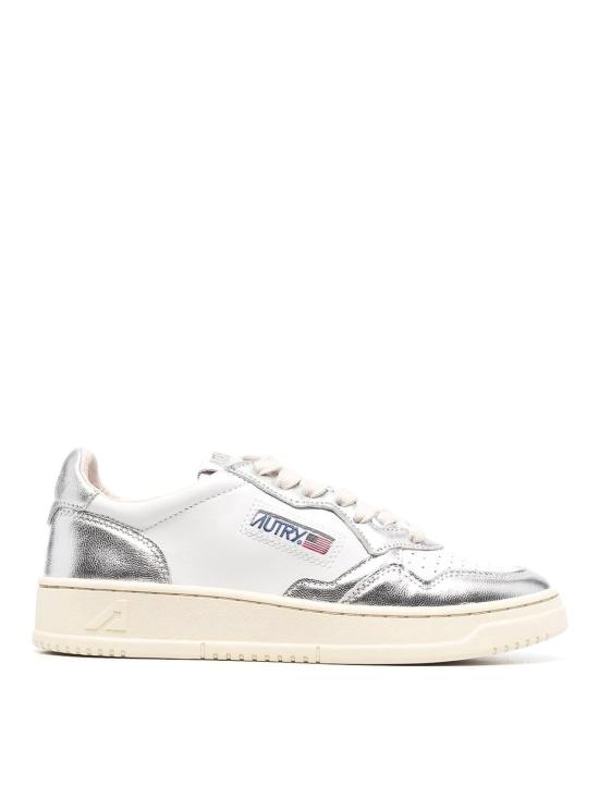 26FW 오트리 메달리스트 로우 레더 스니커즈 AULWWB18 WHITE