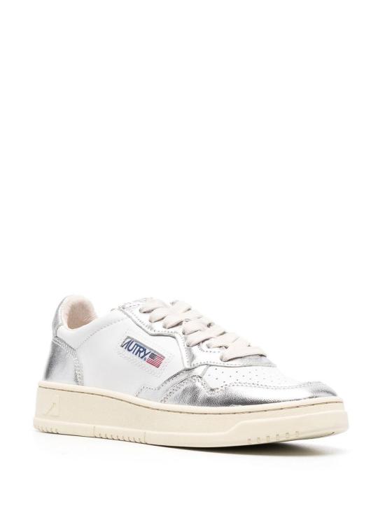 26FW 오트리 메달리스트 로우 레더 스니커즈 AULWWB18 WHITE - AUTRY