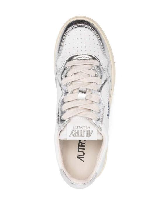 26FW 오트리 메달리스트 로우 레더 스니커즈 AULWWB18 WHITE - AUTRY