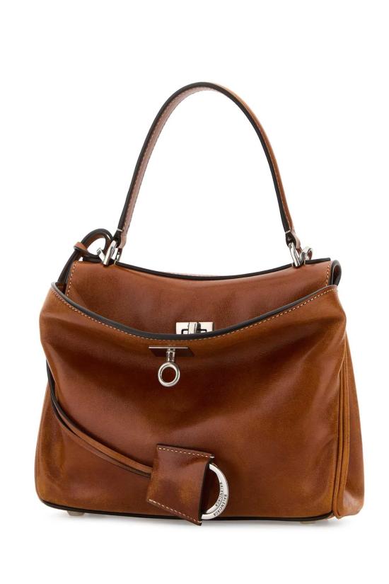 26FW 발렌시아가 로데오 미니 핸드백 8437122ABP7 2753 BROWN - BALENCIAGA