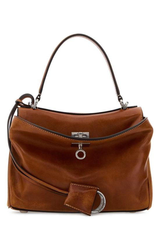 26FW 발렌시아가 로데오 미니 핸드백 8437122ABP7 2753 BROWN