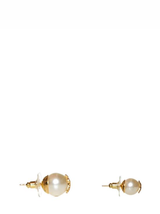 26FW 생로랑 카산드라 펄 이어링 691563Y15269018 WHITE - SAINT LAURENT