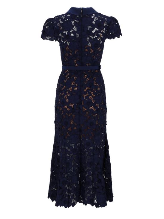 26SS 셀프 포트레이트 원피스 RS26 171M N NAVY BLUE - SELF PORTRAIT