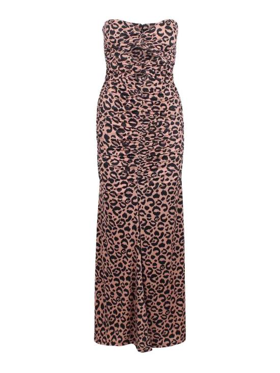 26SS 에센셜앤트워프 롱 원피스 JOUPIEJ4FV ANIMAL PRINT