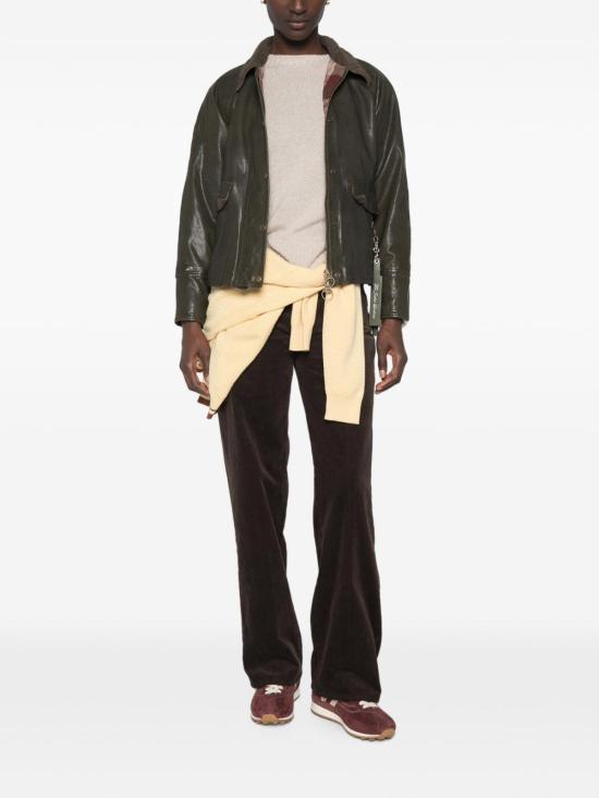 26FW 더 재키 레더스 가죽 자켓 GLAMIS709 GREEN - THE JACKIE LEATHERS