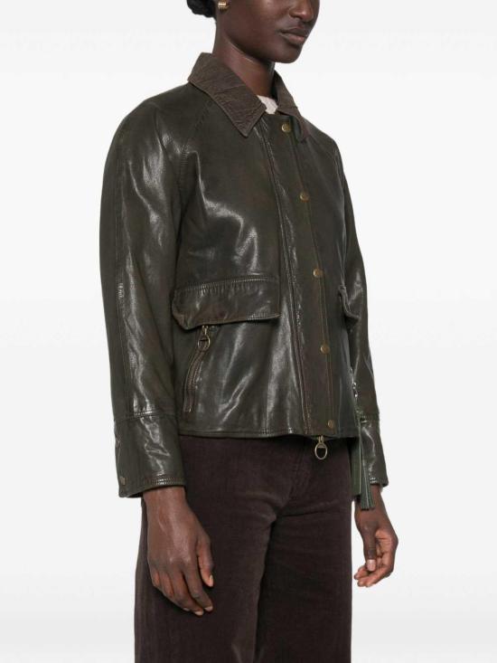 26FW 더 재키 레더스 가죽 자켓 GLAMIS709 GREEN - THE JACKIE LEATHERS