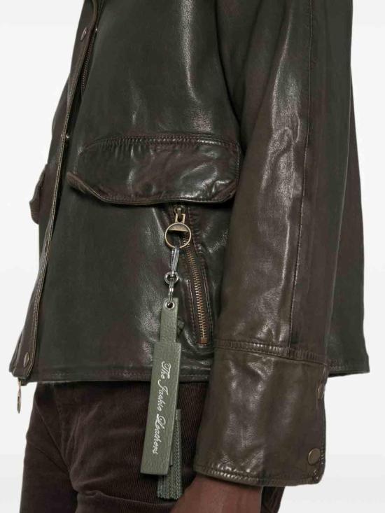 26FW 더 재키 레더스 가죽 자켓 GLAMIS709 GREEN - THE JACKIE LEATHERS