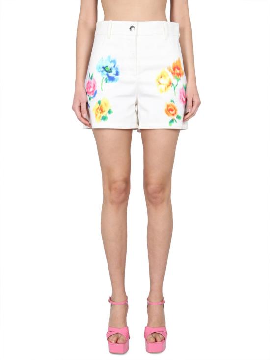  모스키노 숏팬츠 03210818 1888 WHITE - MOSCHINO