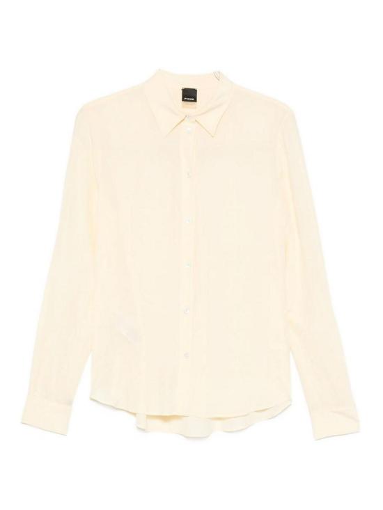 26FW 핑코 셔츠 105593A3L1CRACKERSH02 YELLOW
