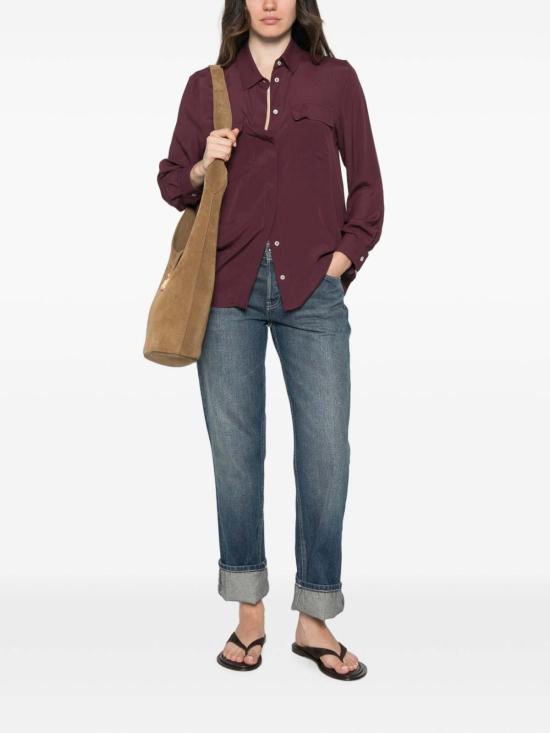 26FW 마렐라 셔츠 2623116181200MLLFESTOSO1016 DARK RED - MARELLA
