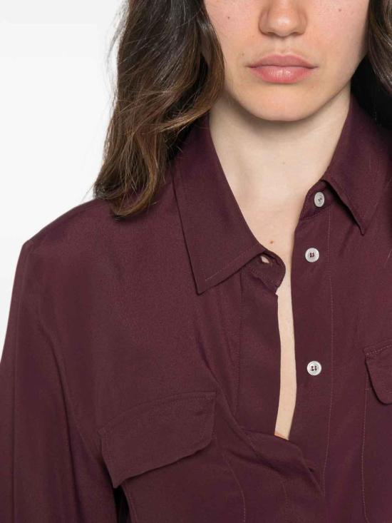 26FW 마렐라 셔츠 2623116181200MLLFESTOSO1016 DARK RED - MARELLA