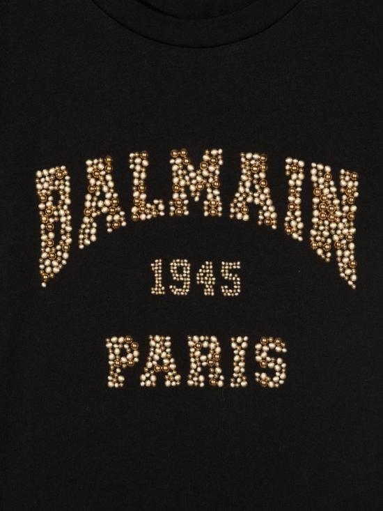  발망 탑 6Q8D11K J0006930OR BLACK - BALMAIN