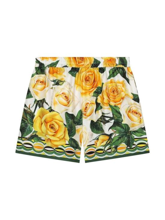  돌체앤가바나 숏팬츠 L53Q17K G7K6FHD3VO WHITE - DOLCE & GABBANA
