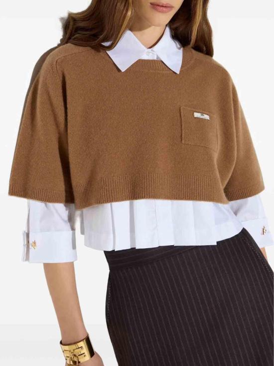 26FW 엘리자베타프랜치 탑 MK11T66E2AI6 Brown - ELISABETTA FRANCHI