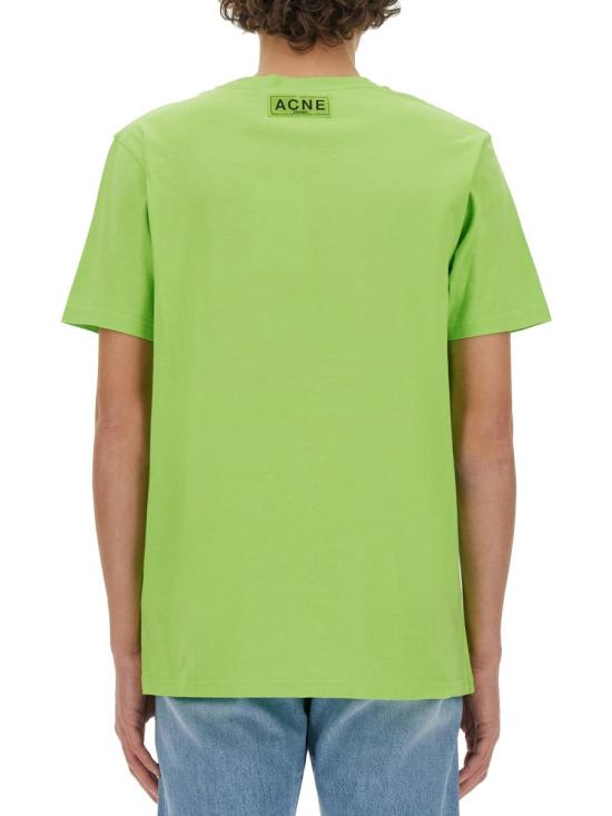  아크네 스튜디오 로고 티셔츠 CL0265 ABF GREEN - ACNE STUDIOS