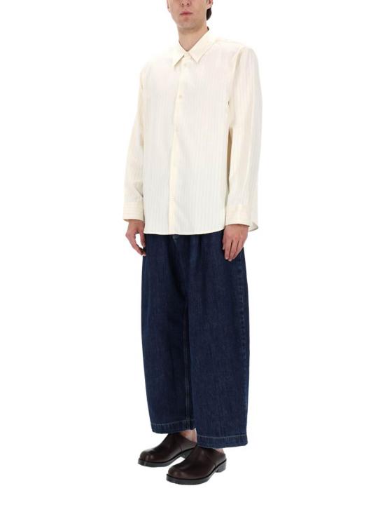 26SS 스튜디오 니콜슨 셔츠 VIEWSNM1126AMBERSTRIPE WHITE - STUDIO NICHOLSON