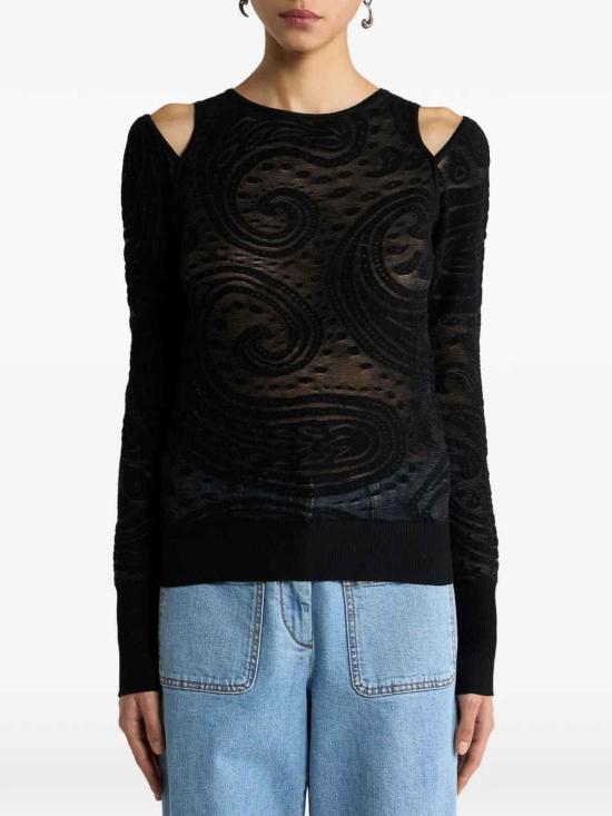 26FW 에트로 탑 WRKE0427AQ11PN0000 Black - ETRO