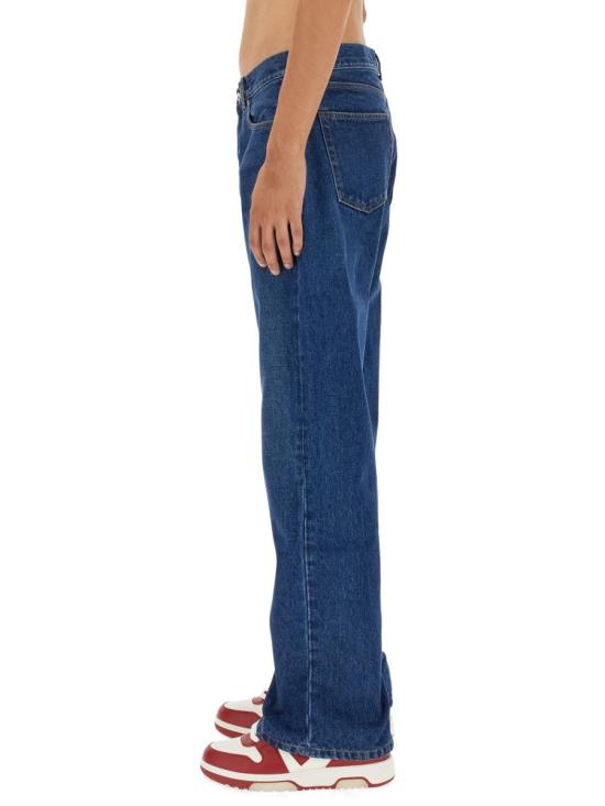  오프화이트 데님 팬츠 OMYA177 F23DEN0024400 BLUE - OFF WHITE