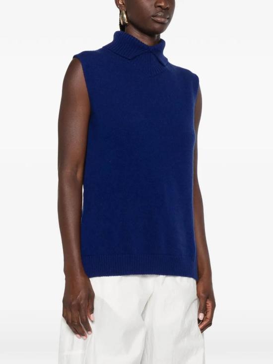 26FW 질샌더 탑 J02FB0141J14870419 Blue - JIL SANDER