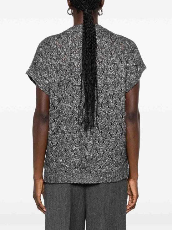 26FW 파비아나 필리피 탑 MAD216F101M3158070 Dark Grey - FABIANA FILIPPI