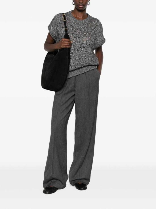 26FW 파비아나 필리피 탑 MAD216F101M3158070 Dark Grey - FABIANA FILIPPI