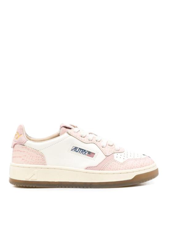 26FW 오트리 메달리스트 로우 레더 스니커즈 AULWCZ03 NUDE NEUTRALS