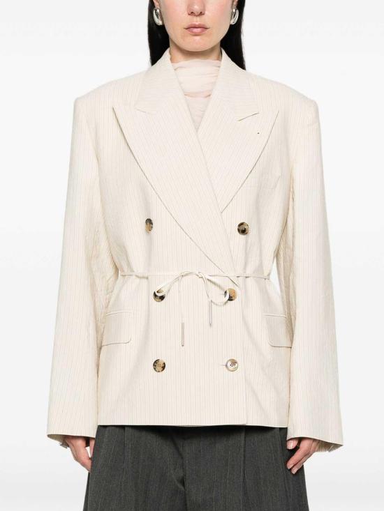 26SS 드리스 반 노튼 수트 자켓 104000000000 LIGHT BEIGE - DRIES VAN NOTEN
