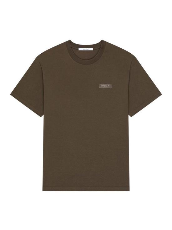 26FW 지방시 반팔 티셔츠 BM71NK3YSJ202 DARK BROWN