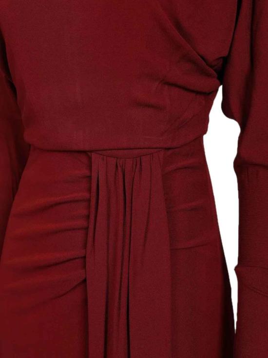26FW 막스마라 스튜디오 롱 원피스 GOCCEMST002 Dark Red - MAX MARA STUDIO