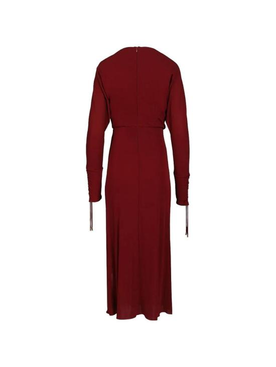 26FW 막스마라 스튜디오 롱 원피스 GOCCEMST002 Dark Red - MAX MARA STUDIO