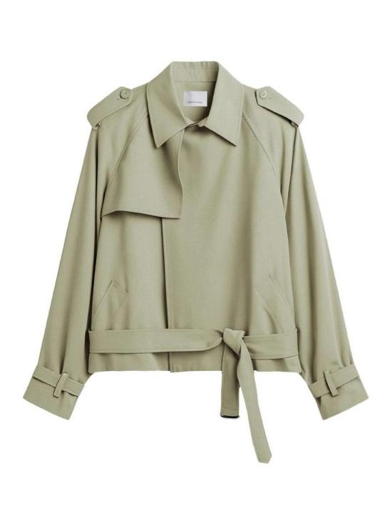 26FW 더프랭키샵 트렌치 코트 TRFS21993430SAGE LIGHT GREEN