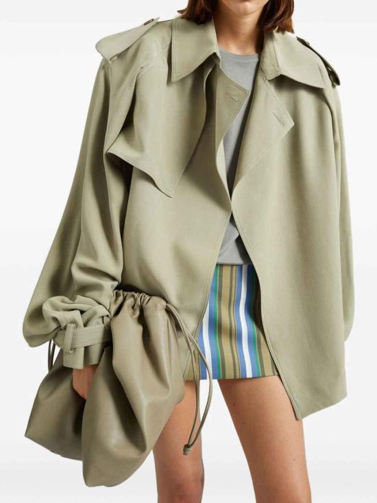 26FW 더프랭키샵 트렌치 코트 TRFS21993430SAGE LIGHT GREEN - THE FRANKIE SHOP