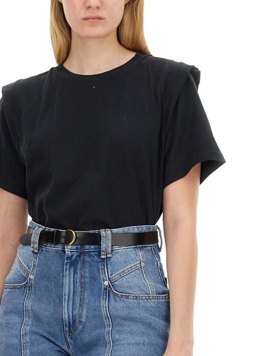 26SS 이자벨마랑 젤리토스 티셔츠 TS0041FA A1N41I01BK BLACK - ISABEL MARANT