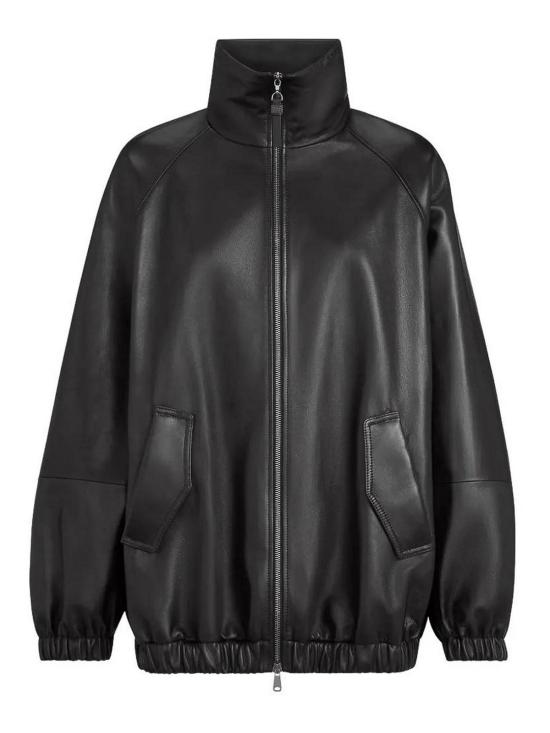 26FW 브루넬로 쿠치넬리 가죽 자켓 MPNMO7569C101 BLACK