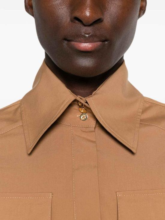 26FW 엘리자베타프랜치 셔츠 CA17466E2AI6 BROWN - ELISABETTA FRANCHI