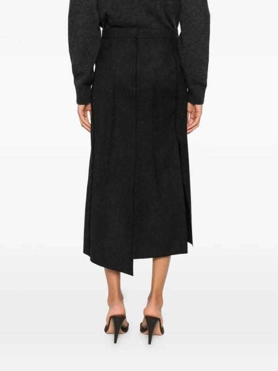26FW 빅토리아 베컴 미디 스커트 1326WSK007362D9891 GREY - VICTORIA BECKHAM