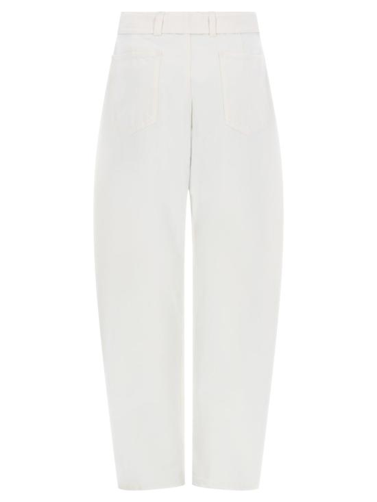 26SS 르메르 트위스트 벨티드 팬츠 PA326 LD1070WH086 WHITE